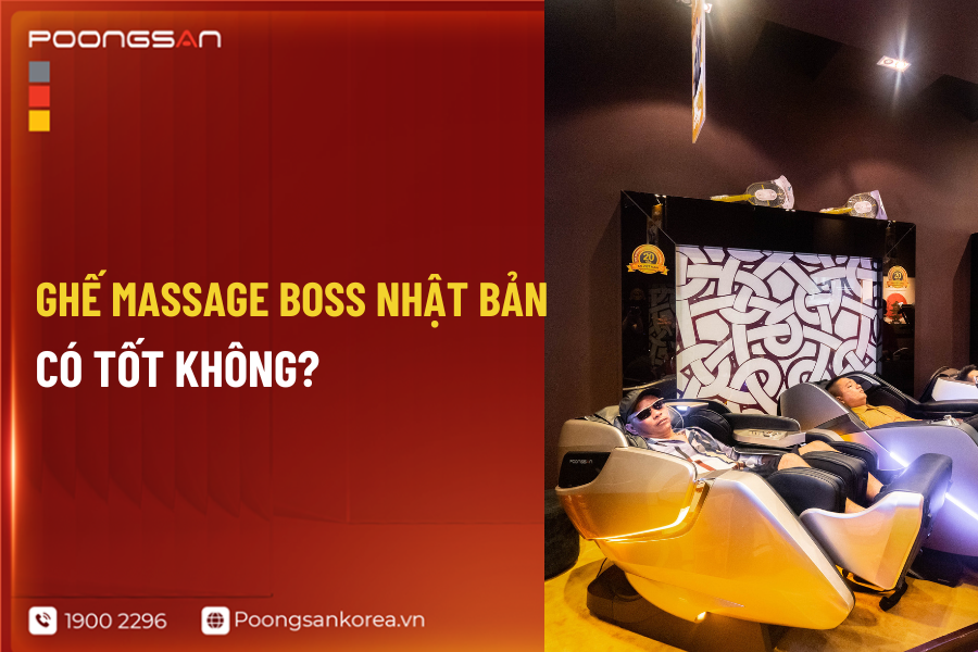 Ghế massage Boss Nhật Bản