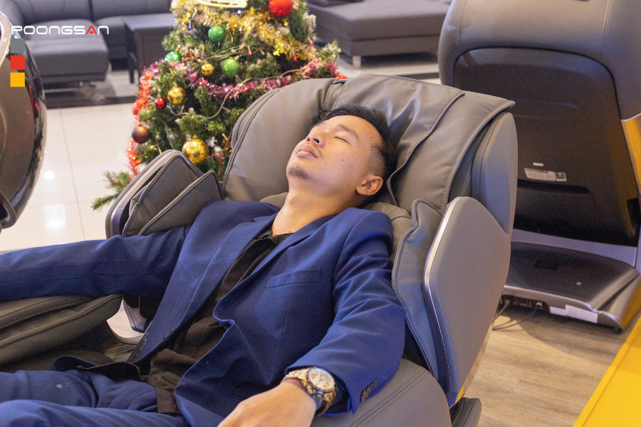 ghế massage giảm stress