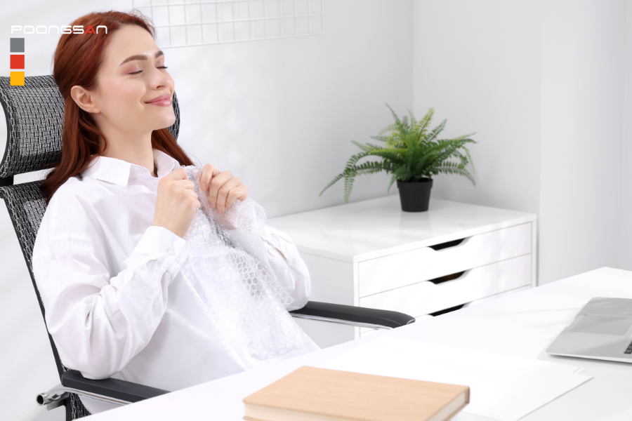 ghế massage giảm stress