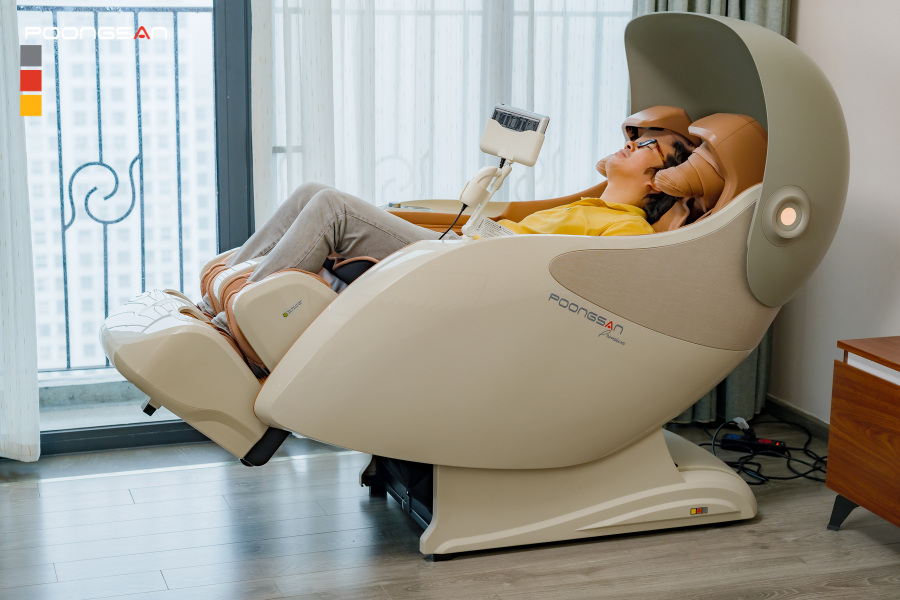 ghế massage đo chỉ số sức khỏe