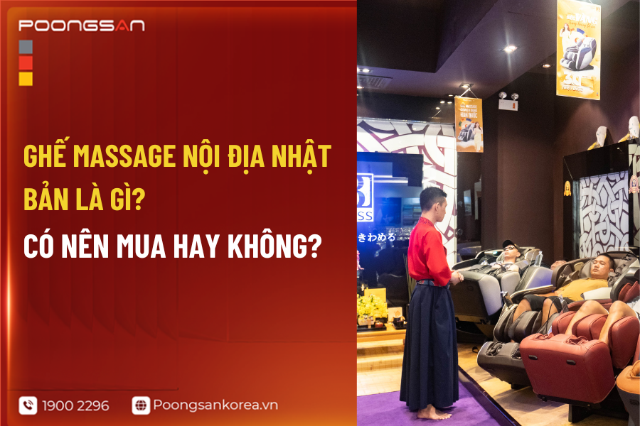 Ghế massage nội địa Nhật Bản
