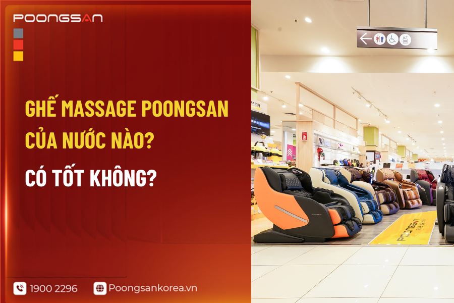 Ghế massage Poongsan