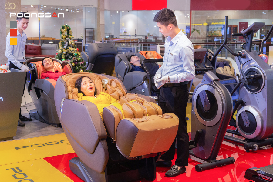 Ứng dụng thực tế của ghế massage Chiropractic