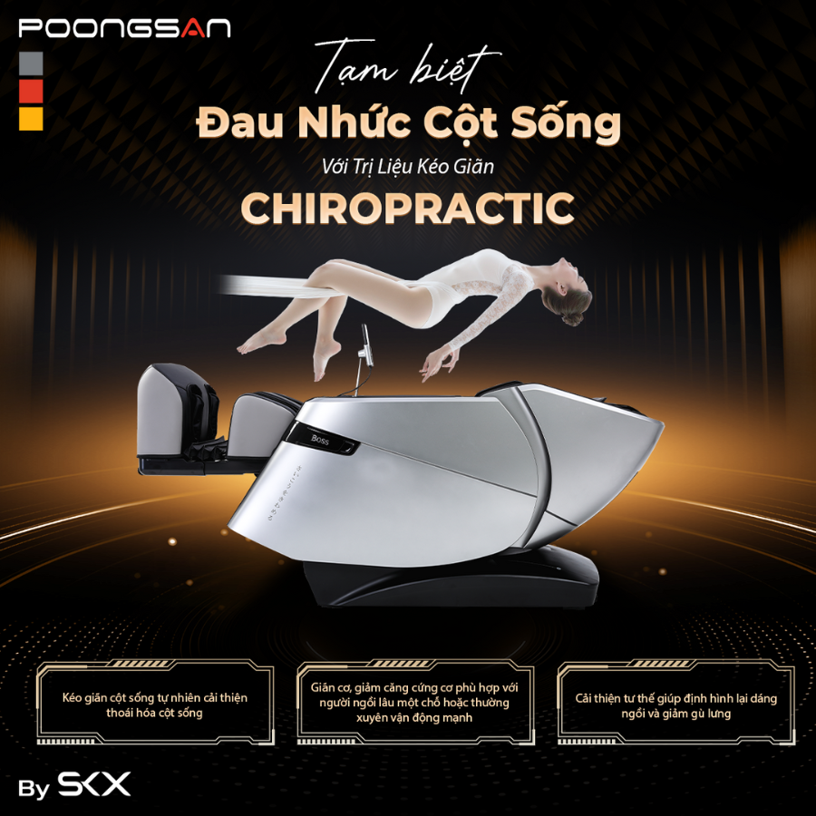 Lợi &iacute;ch của Chiropractic tr&ecirc;n ghế massage