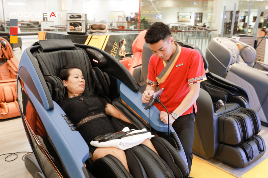 đệm massage hay ghế massage cái nào tốt