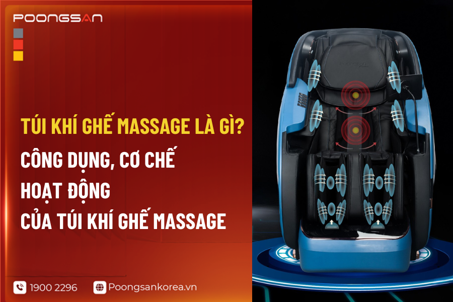 túi khí ghế massage