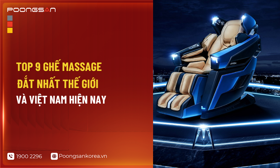Top ghế massage đắt nhất thế giới v&agrave; việt nam