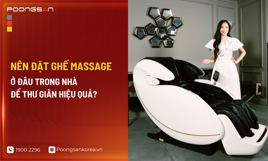 Vị trí đặt ghế massage