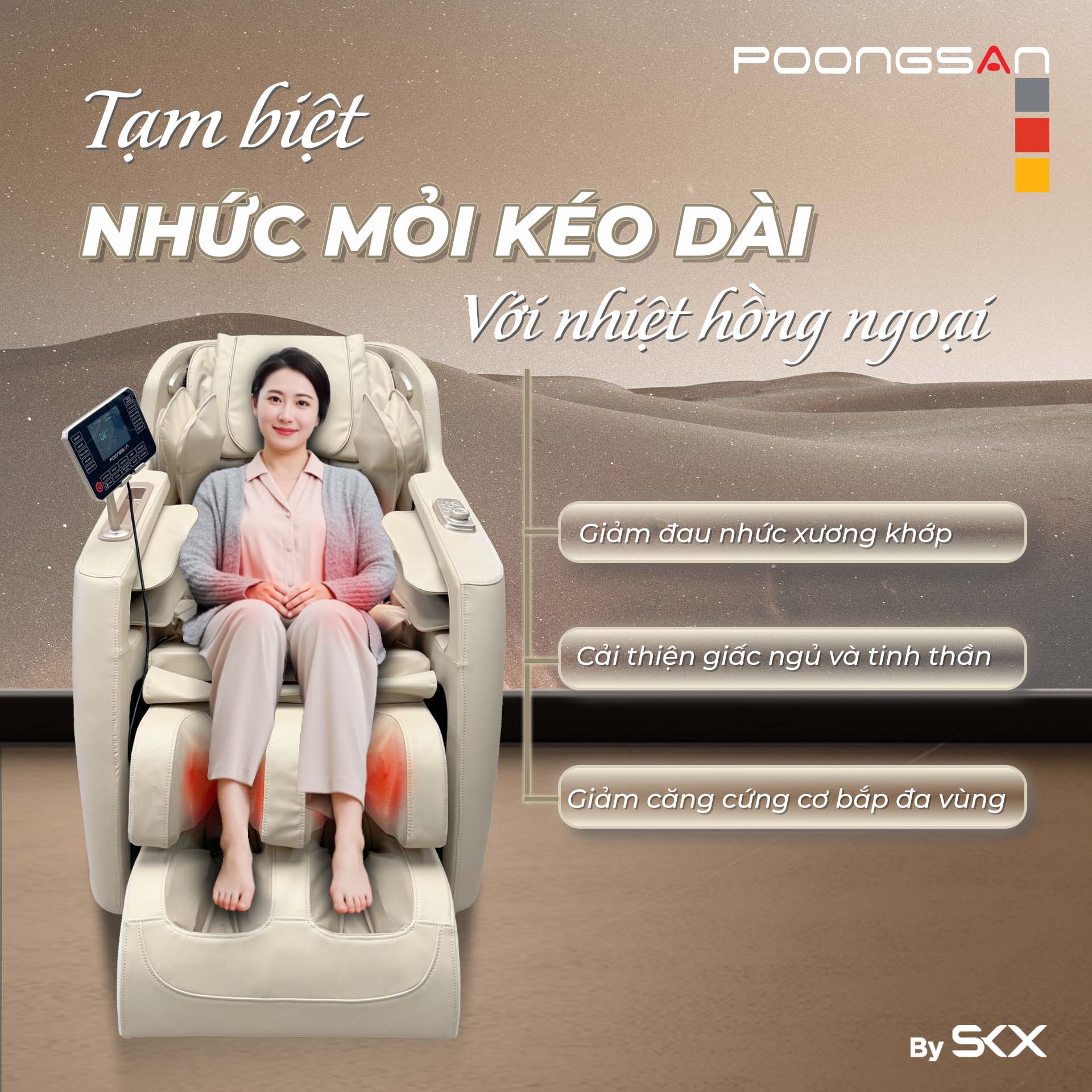 Ghế Massage Toàn Thân Poongsan MCP-106