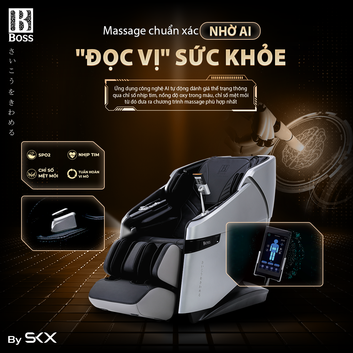 Ghế massage Boss MCB-909