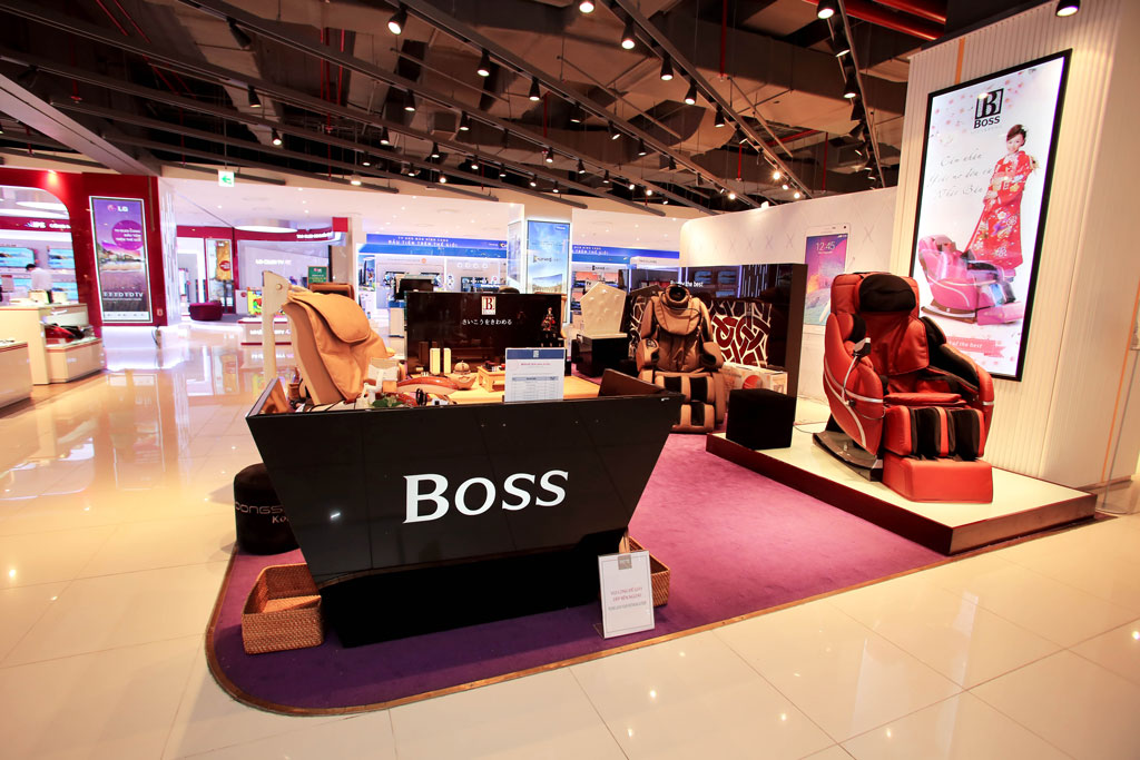 Boss - địa điểm mua ghế massage Phú Thọ uy tín