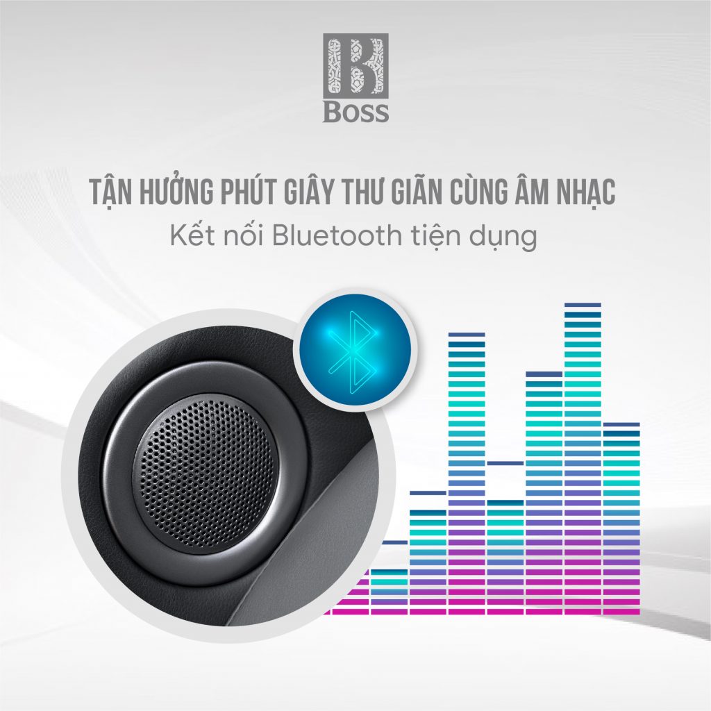 Loa bluetooth vừa massage vừa nghe nhạc tiện ích