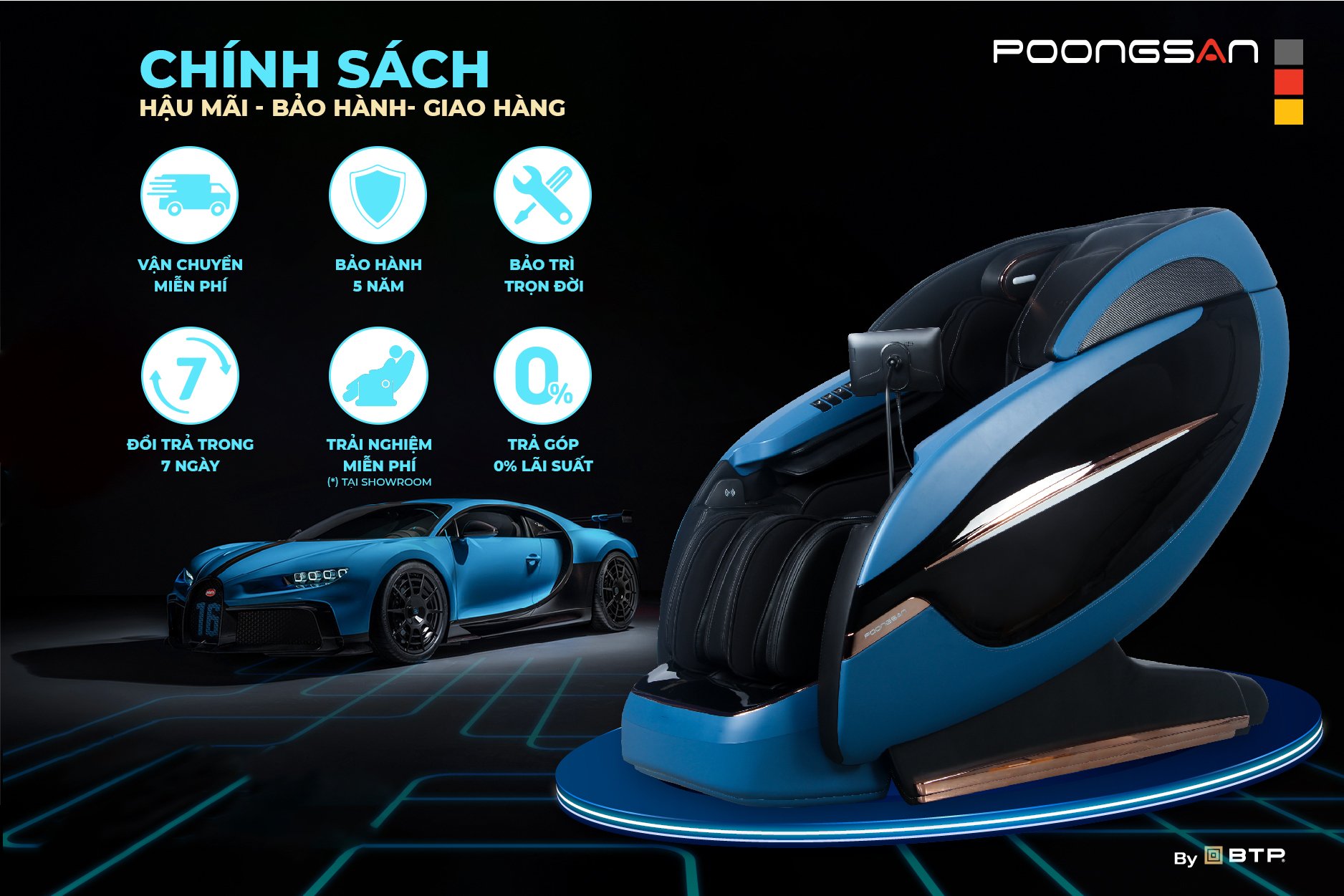 Những ưu đãi và chính sách của Poongsan MCP 902