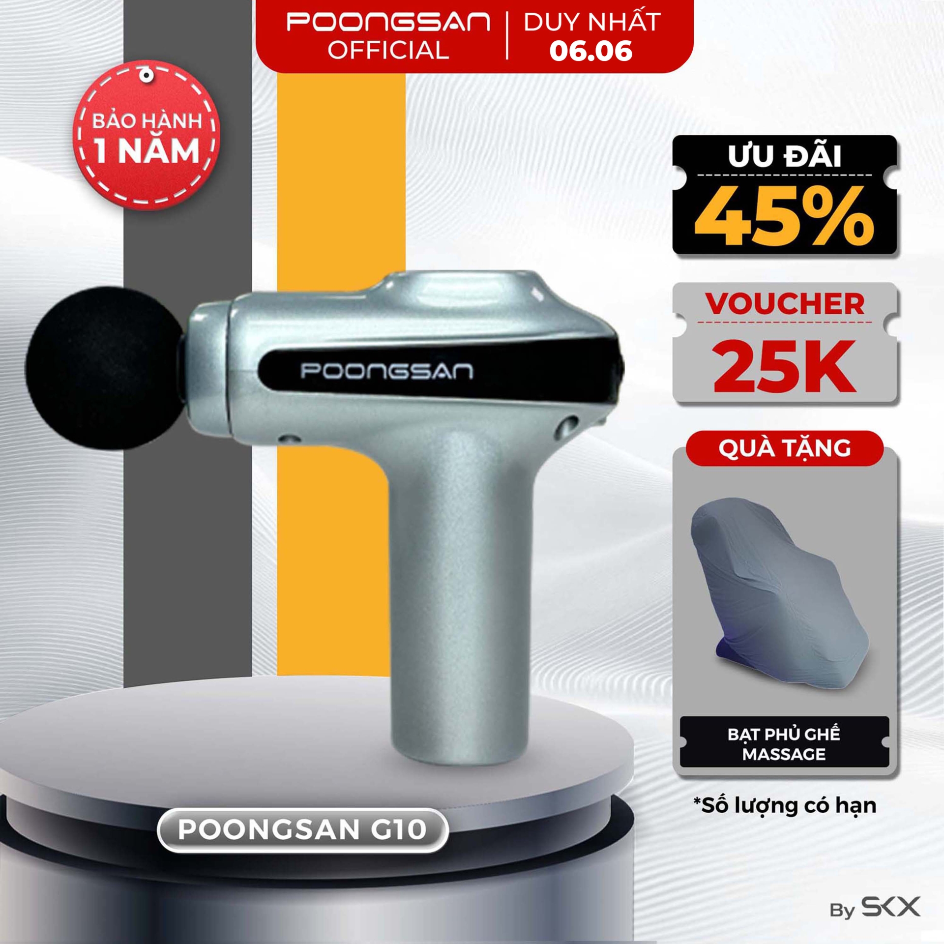 Máy massage cầm tay Poongsan G10