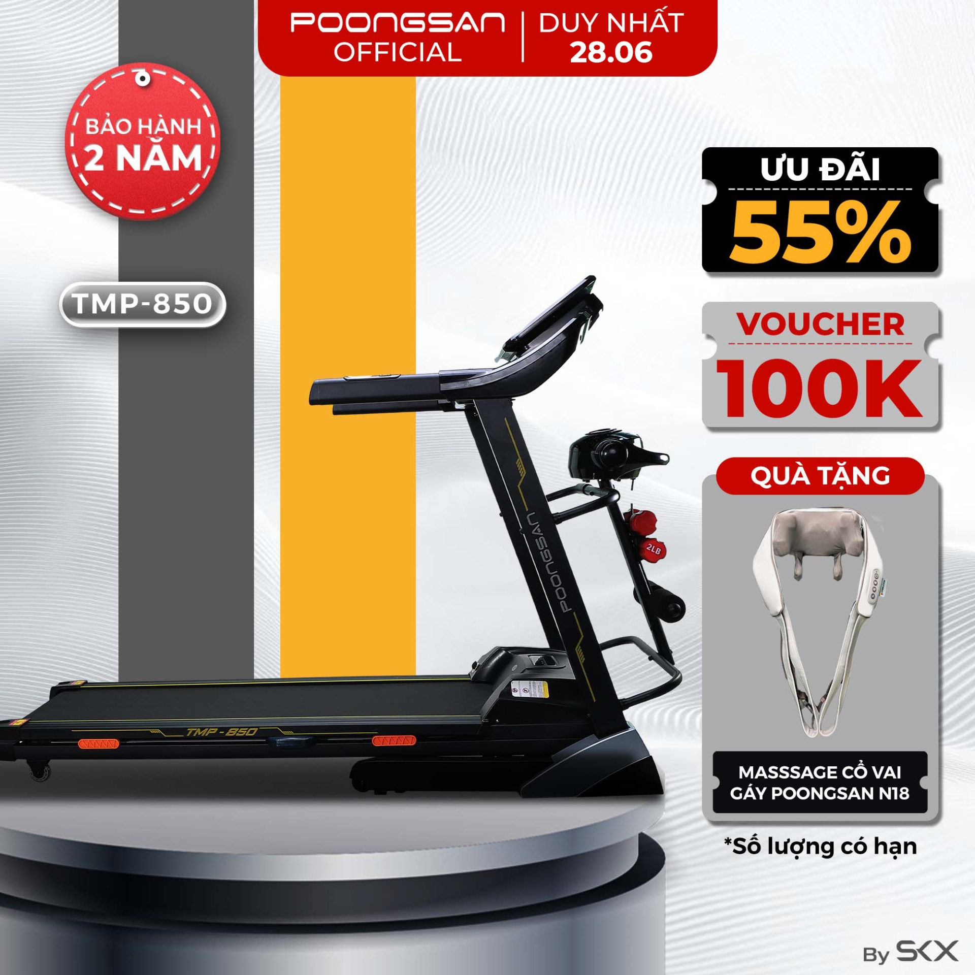 Máy chạy bộ Poongsan TMP-850