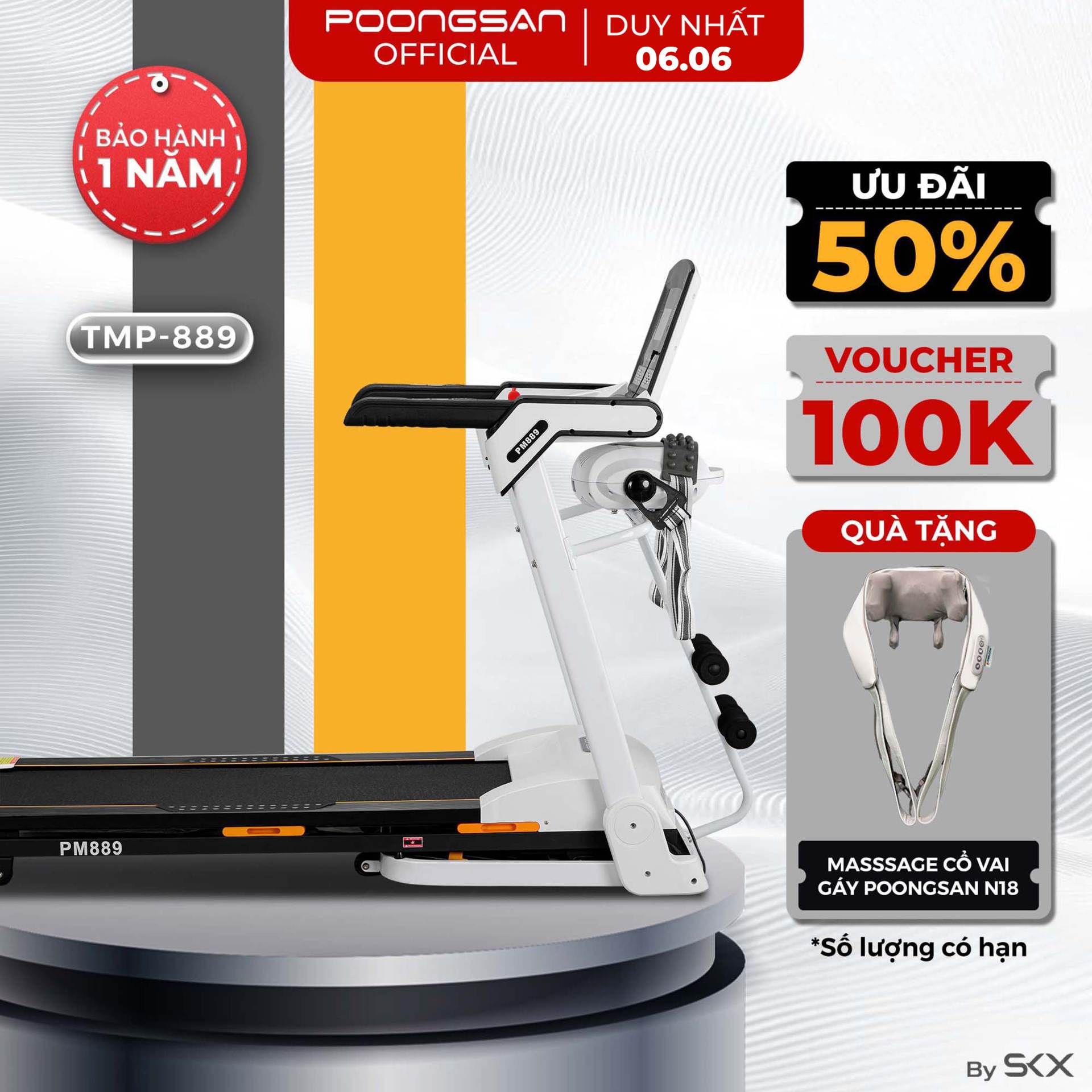 Máy chạy bộ Poongsan TMP-889