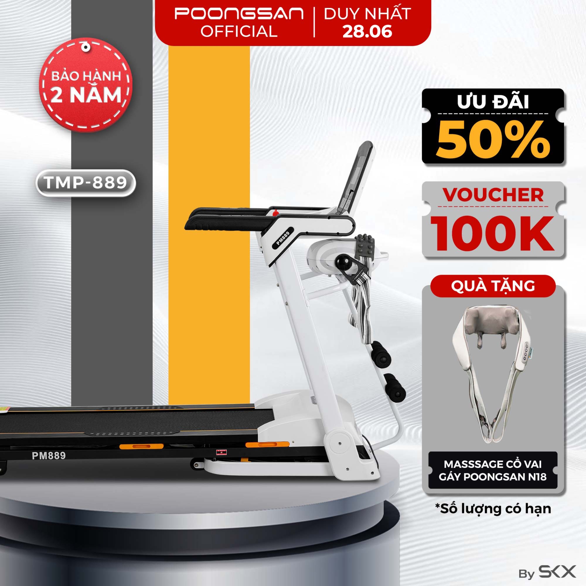 Máy chạy bộ Poongsan TMP-889