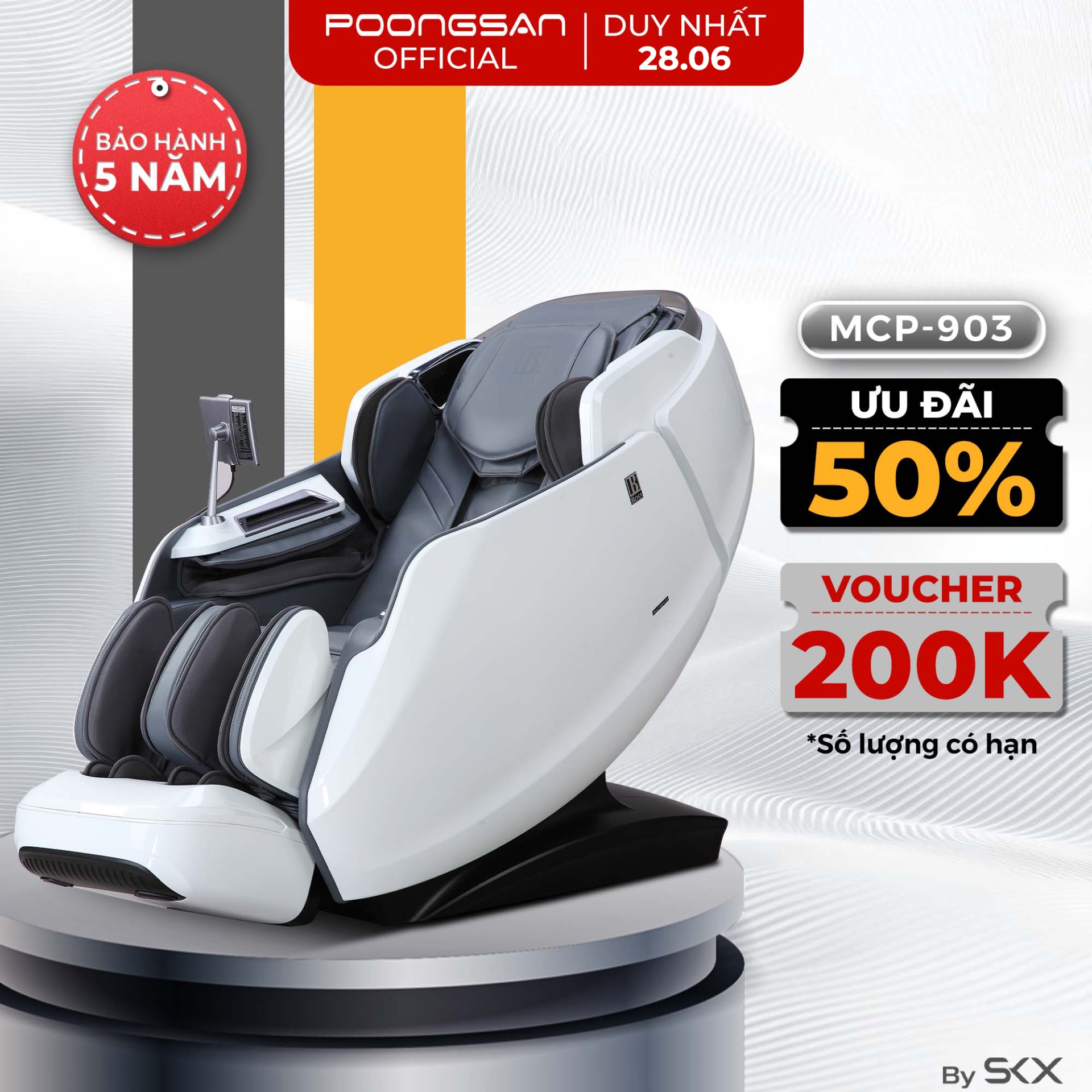 Ghế massage Boss MCB-903 - Trải nghiệm đẳng cấp