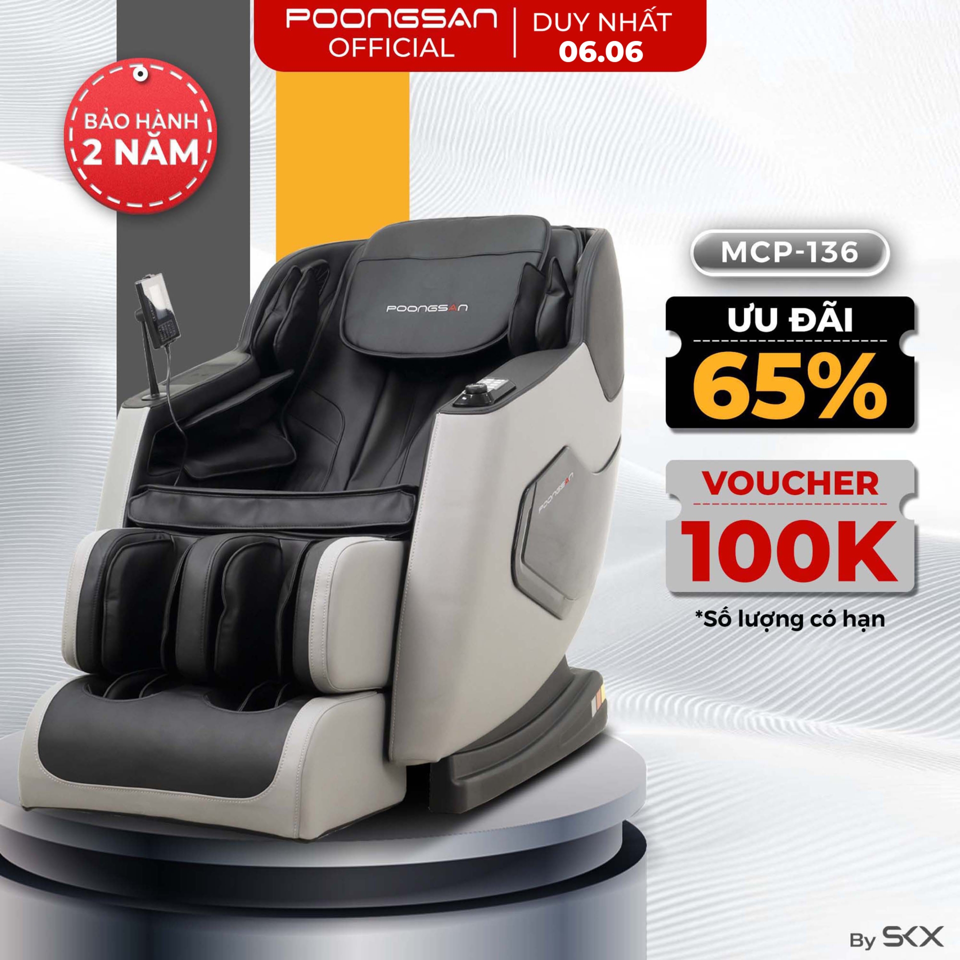 Ghế massage Poongsan MCP-136