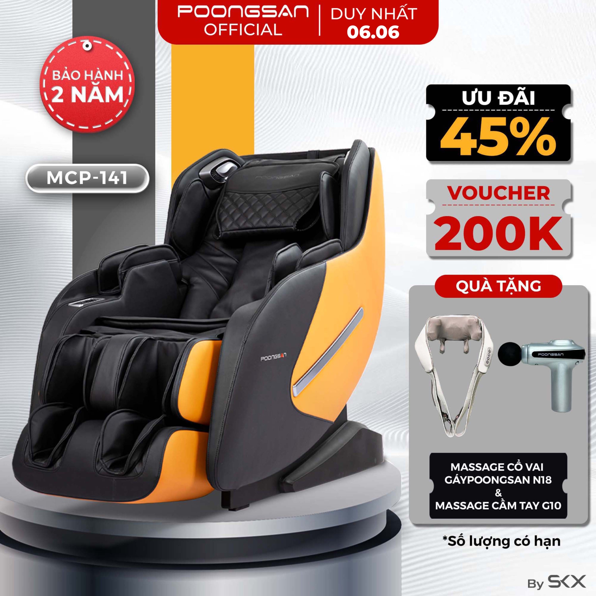 Ghế massage Poongsan MCP-141