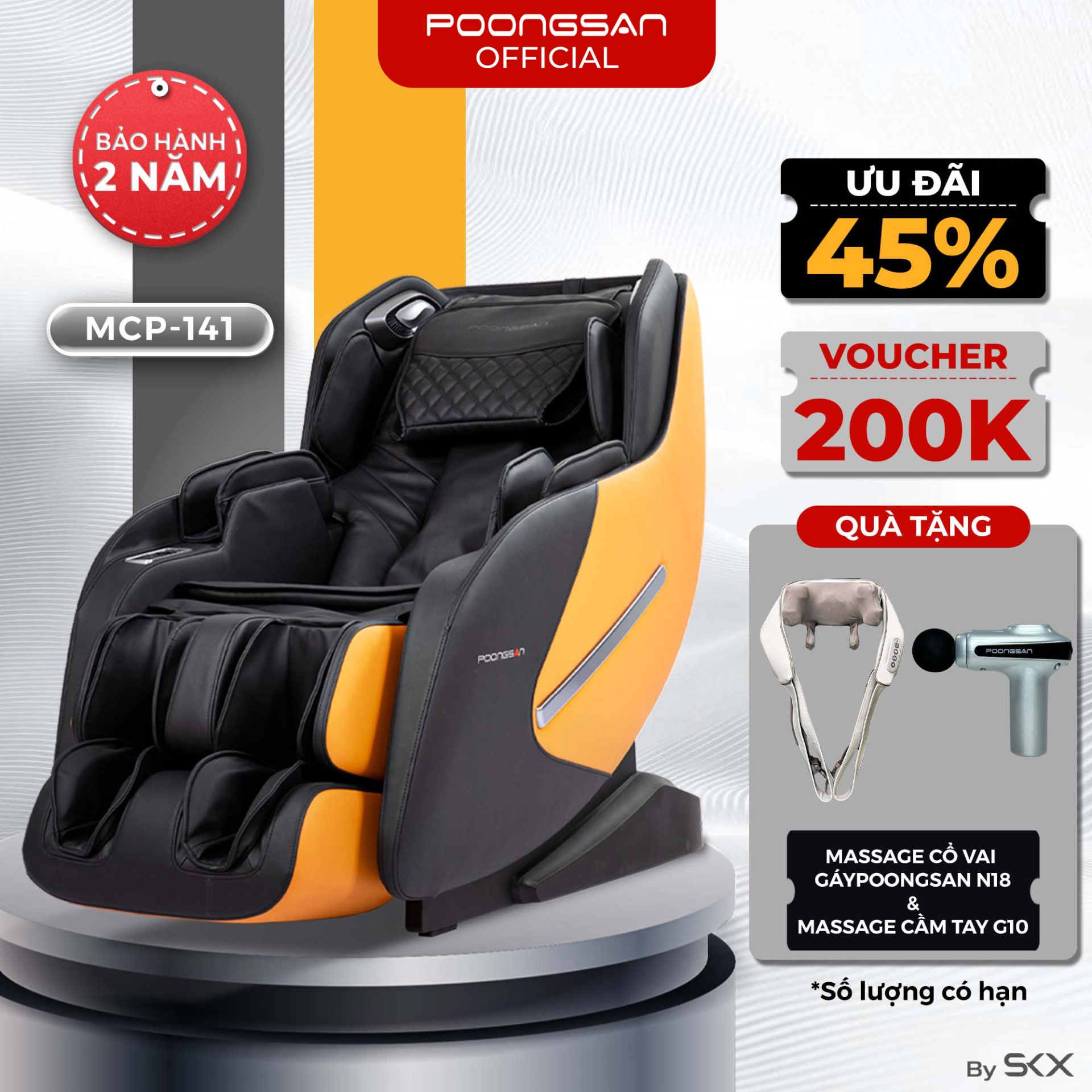 Ghế massage Poongsan MCP-141