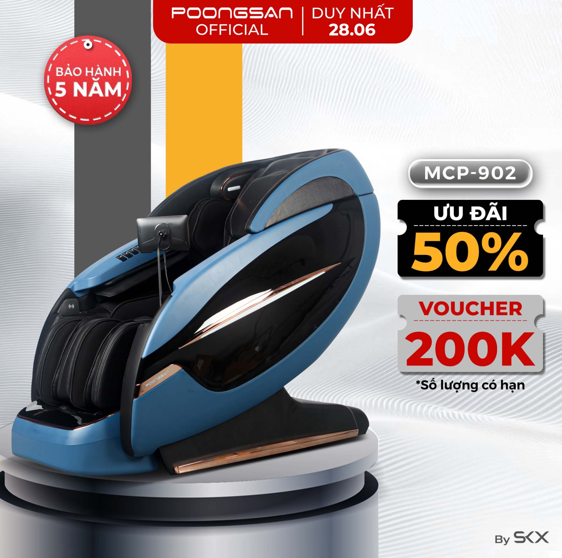 Ghế massage Poongsan MCP-902
