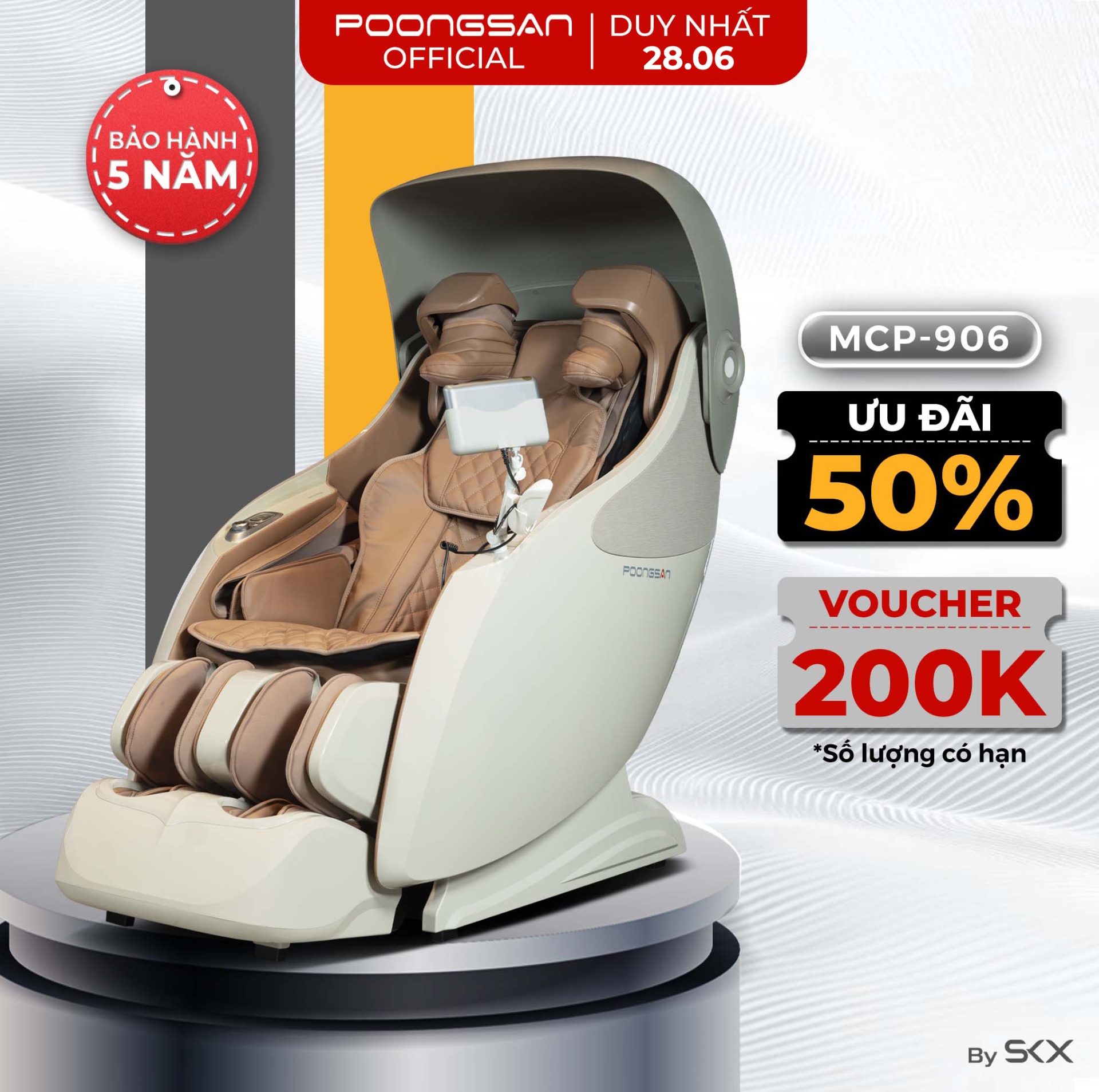 Ghế massage Poongsan MCP-906