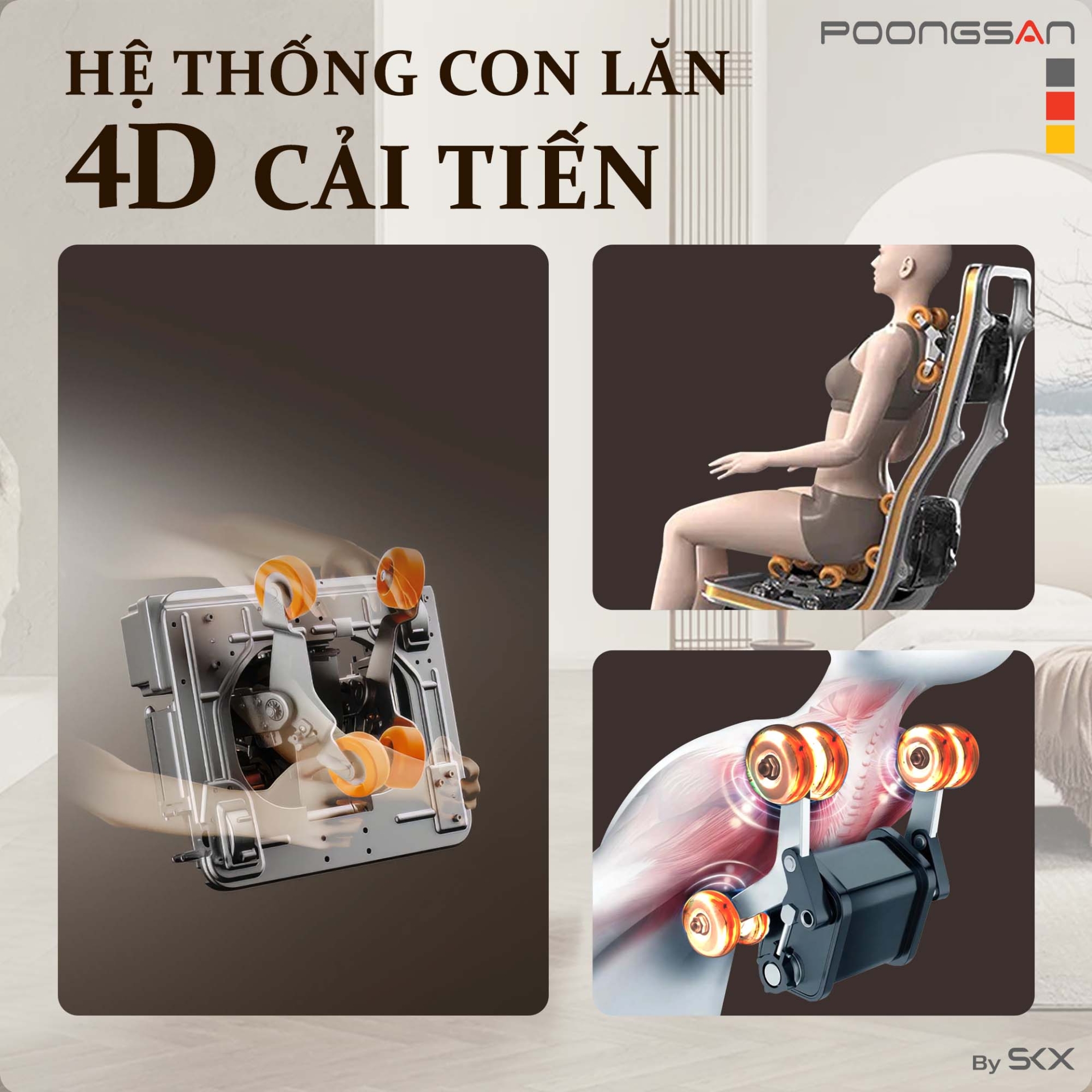 Ghế massage Poongsan S39