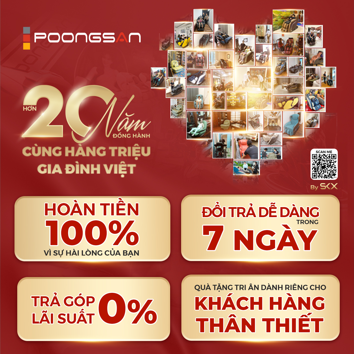 Poongsan - Địa chỉ mua ghế massage cho người già tại Hồ Chí Minh uy tín