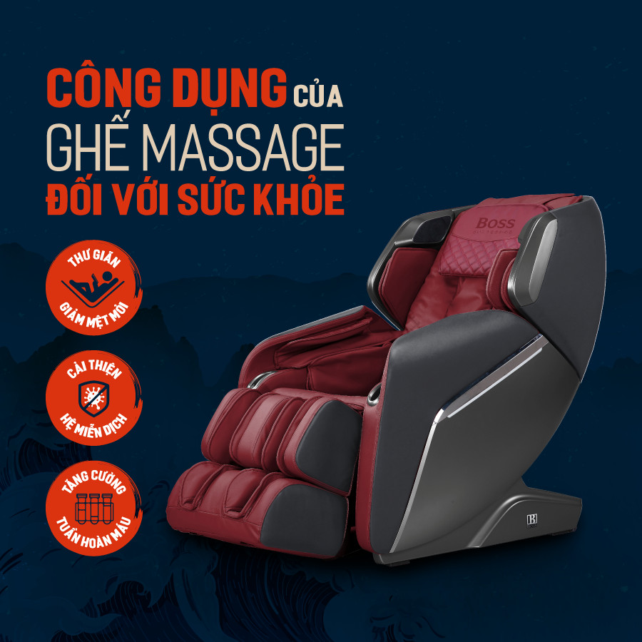 Công dụng của ghế massage 60 triệu đối với sức khoẻ