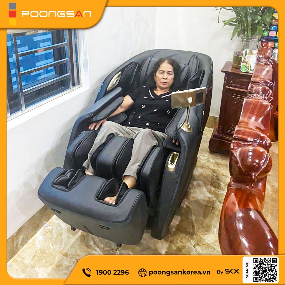 Lưu ý khi sử dụng ghế massage cho người cao tuổi
