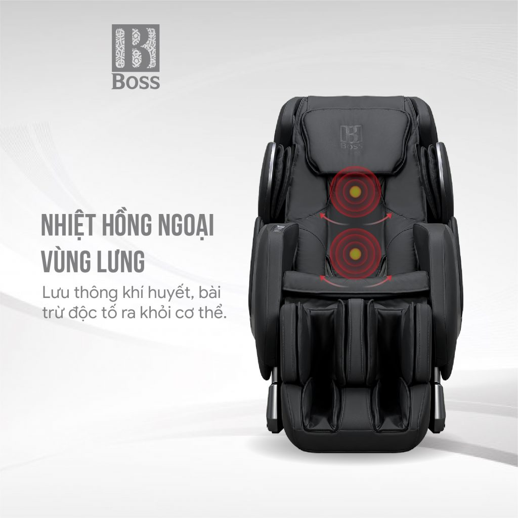 Ghế massage Boss MCB-600 - Chăm sóc sức khỏe cả gia đình