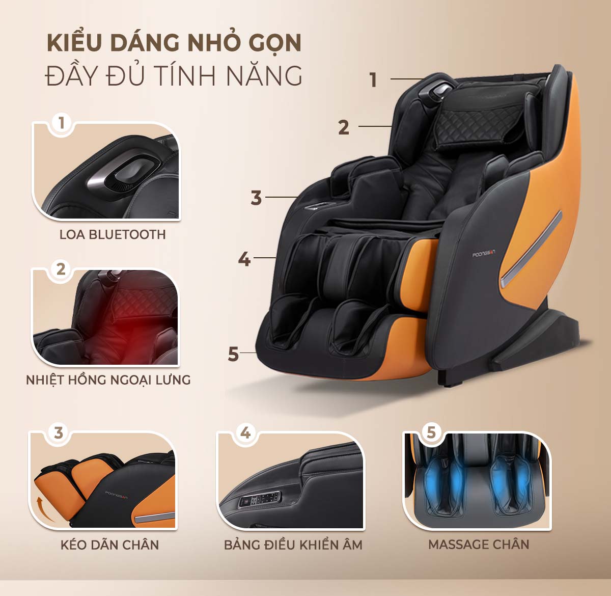 Ghế massage Poongsan MCP-141