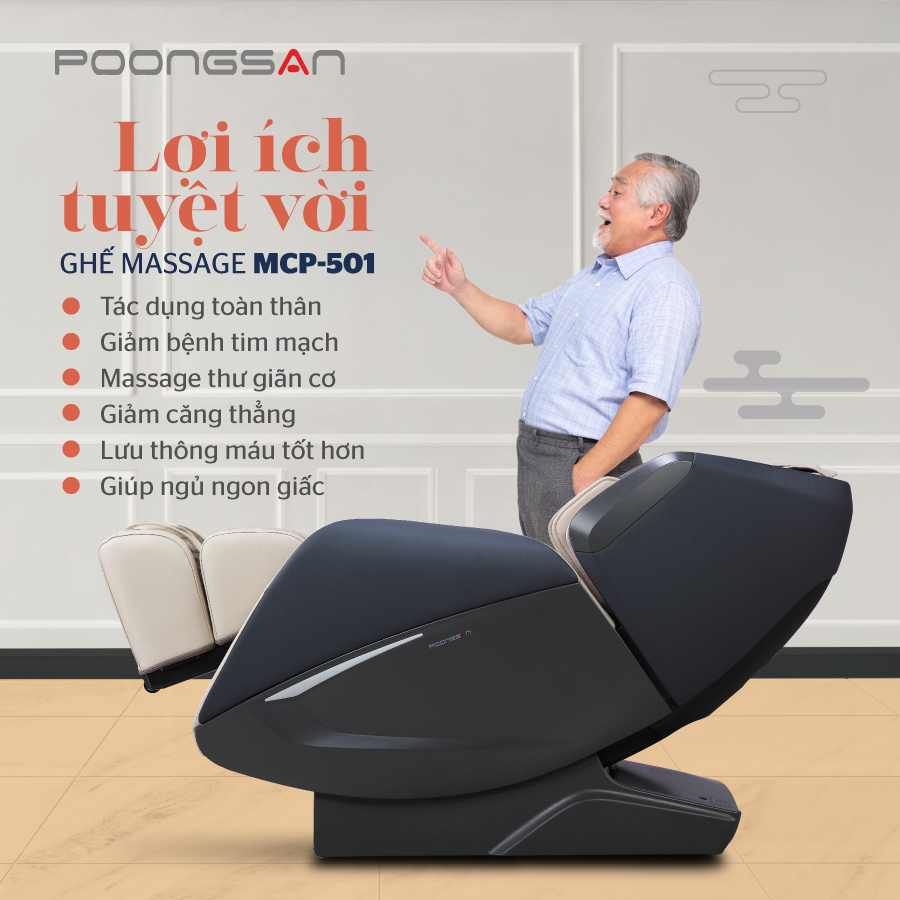 Ghế massage Poongsan MCP-501