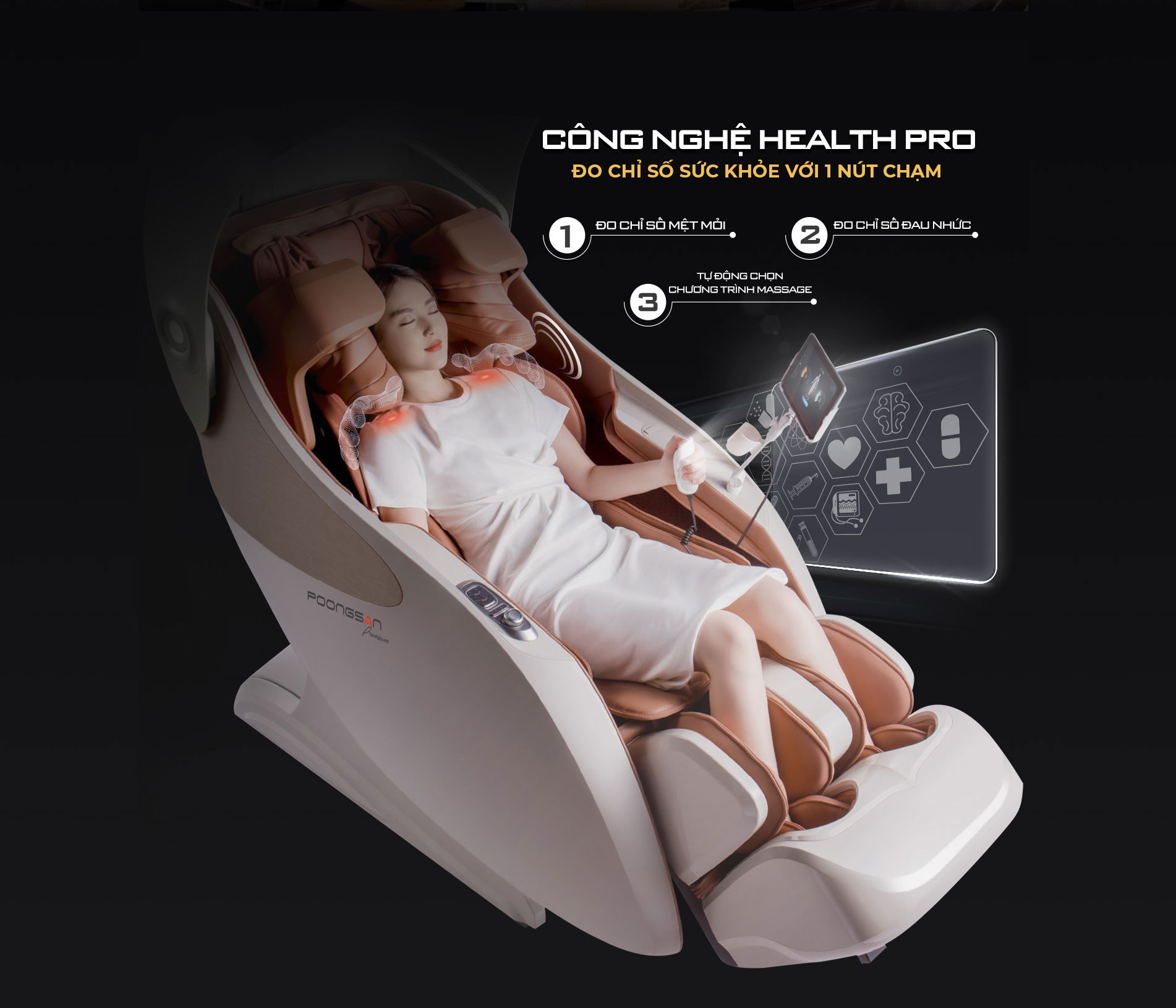 Ghế massage Poongsan MCP-906