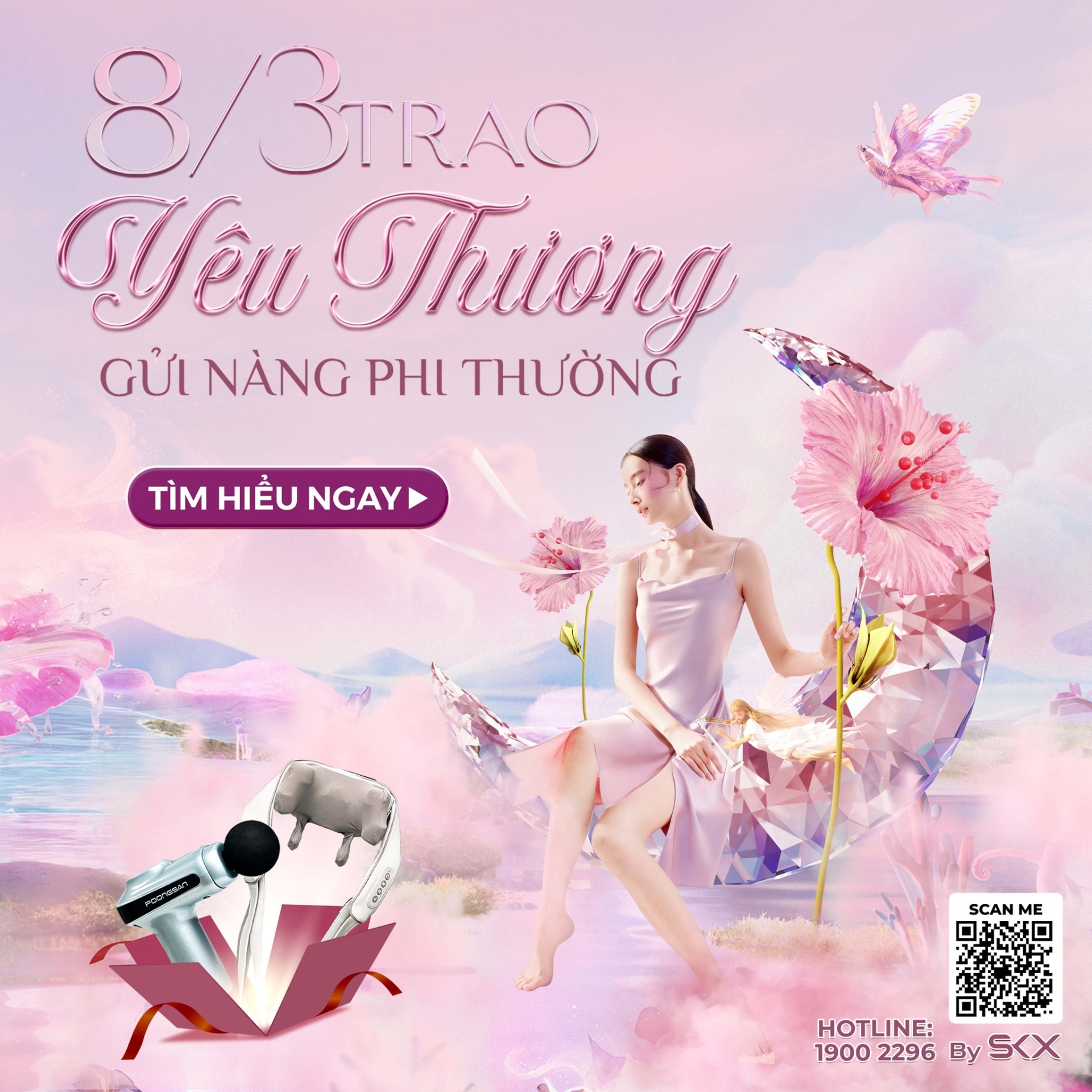 Thiết bị chăm sóc sức khỏe - Gợi ý tặng quà 8 3 cho bạn gái