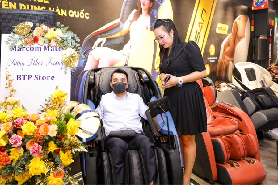 thị trường ghế massage giá rẻ tại quận 12