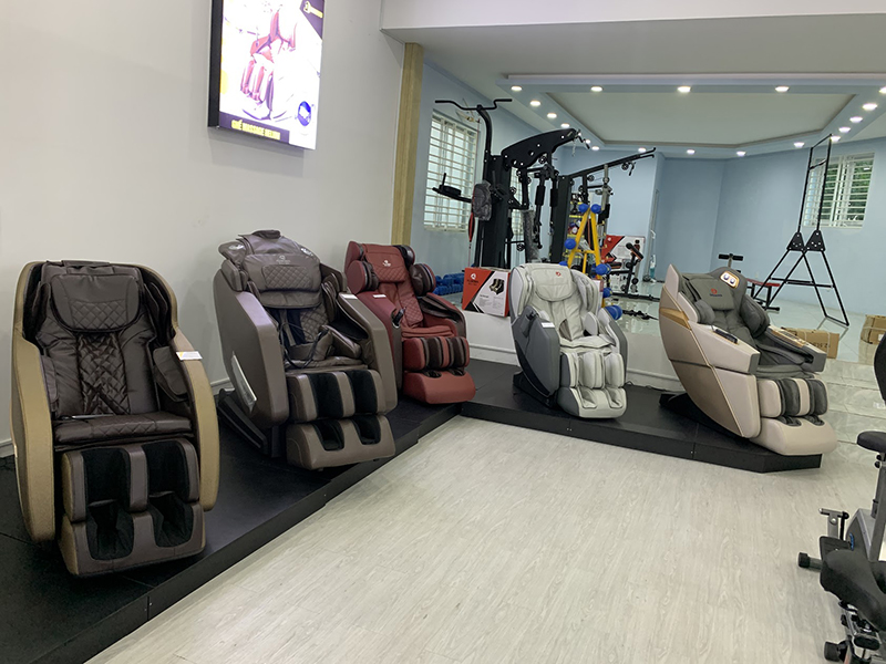 thị trường ghế massage toàn thân tại hạ long