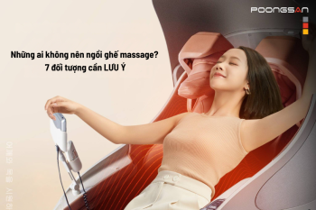 Những ai không nên ngồi ghế massage? 7 đối tượng cần LƯU Ý