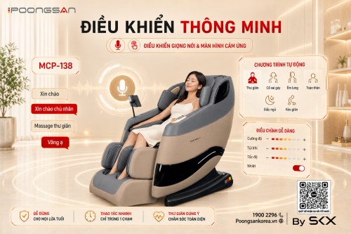 Poongsan MCP-138: Điều khiển giọng nói, cảm ứng dễ dùng