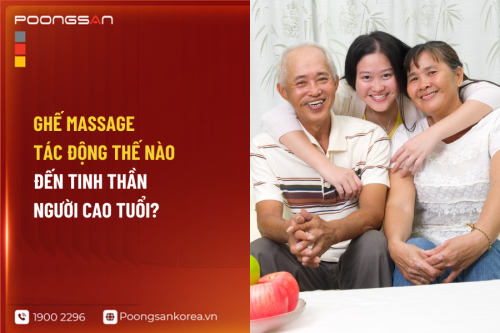Ghế Massage Tác Động Thế Nào Đến Tinh Thần Người Cao Tuổi?