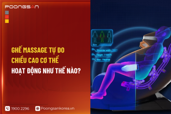 Ghế Massage Tự Đo Chiều Cao Cơ Thể Hoạt Động Như Thế Nào?