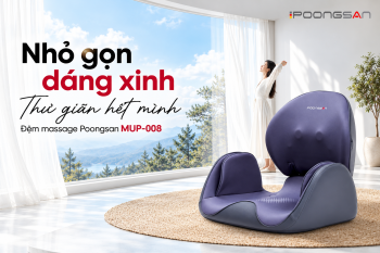 Poongsan MUP-008: Gói trọn công nghệ massage trong thiết kế nhỏ gọn