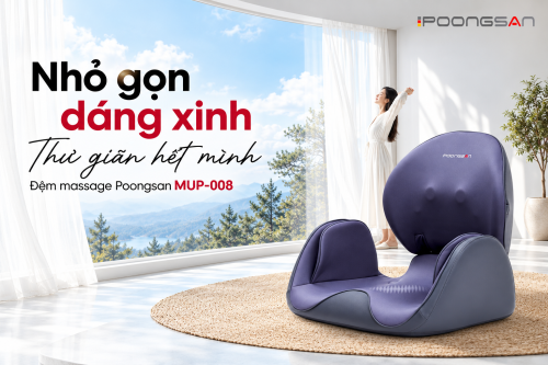 Poongsan MUP-008: Gói trọn công nghệ massage trong thiết kế nhỏ gọn