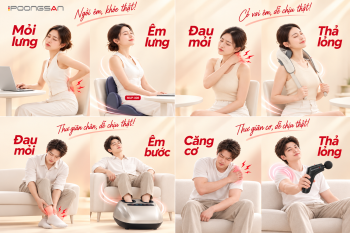 Từ đôi vai đến bàn chân: Poongsan mang trải nghiệm massage đến từng vùng cơ thể