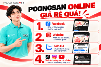 Cùng hình ảnh, cùng tên Poongsan: Làm sao nhận biết đúng kênh chính thức trước khi mua ghế massage?
