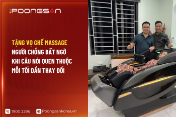 Tặng vợ ghế massage, người chồng bất ngờ khi câu nói quen thuộc mỗi tối dần thay đổi