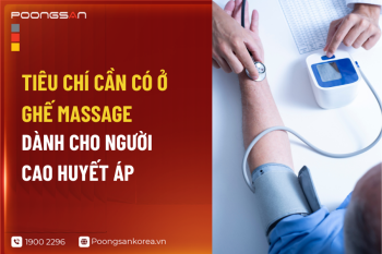 Tiêu Chí Cần Có Ở Ghế Massage Dành Cho Người Cao Huyết Áp