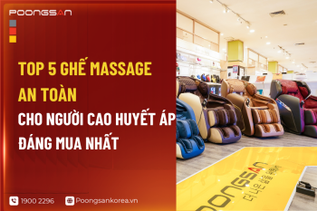 Top 5 Ghế Massage An Toàn Cho Người Cao Huyết Áp Đáng Mua Nhất