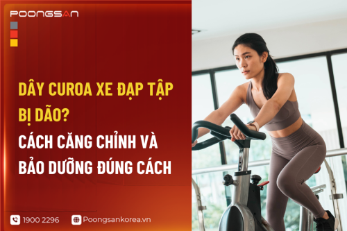Dây Curoa Xe Đạp Tập Bị Dão? Cách Căng Chỉnh Và Bảo Dưỡng Đúng Cách